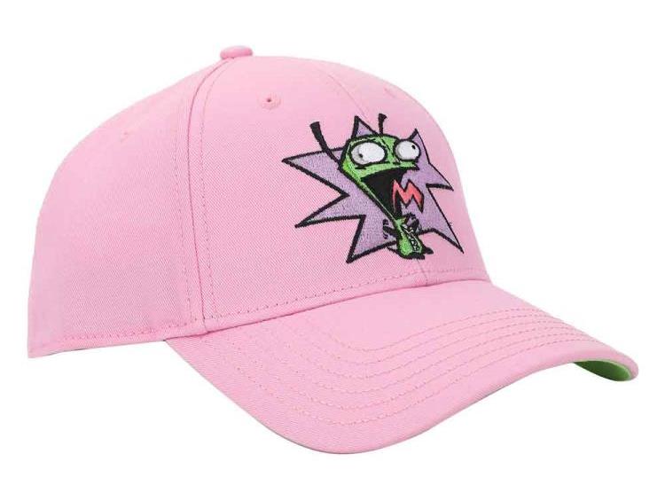 Invader Zim GIR Embroidered Pre-Curved Bill Snapback Hat Gallery Image 4