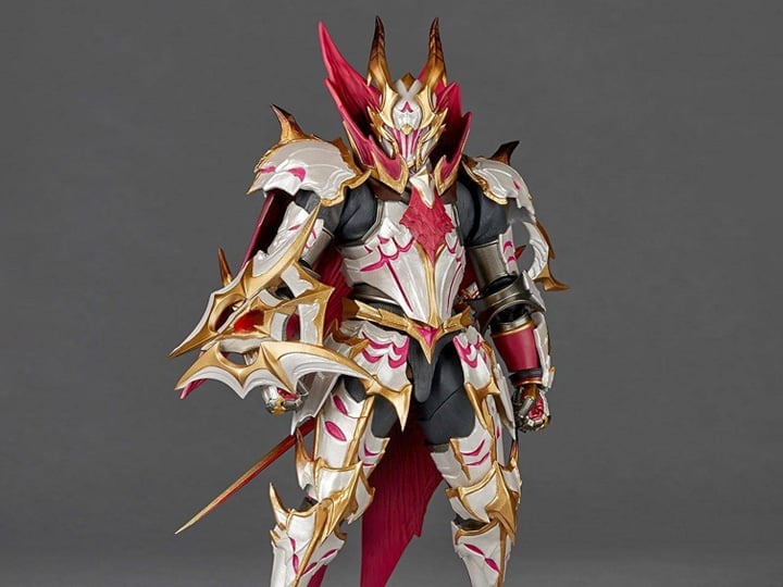 Monster Hunter Rise: Sunbreak Amazing Yamaguchi Revoltech NR021 Hunter (Malzeno Armor Set) Action Figure Gallery Image 1