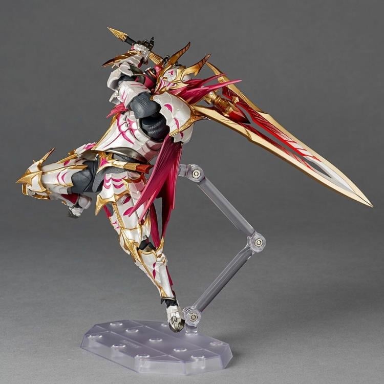 Monster Hunter Rise: Sunbreak Amazing Yamaguchi Revoltech NR021 Hunter (Malzeno Armor Set) Action Figure Gallery Image 8