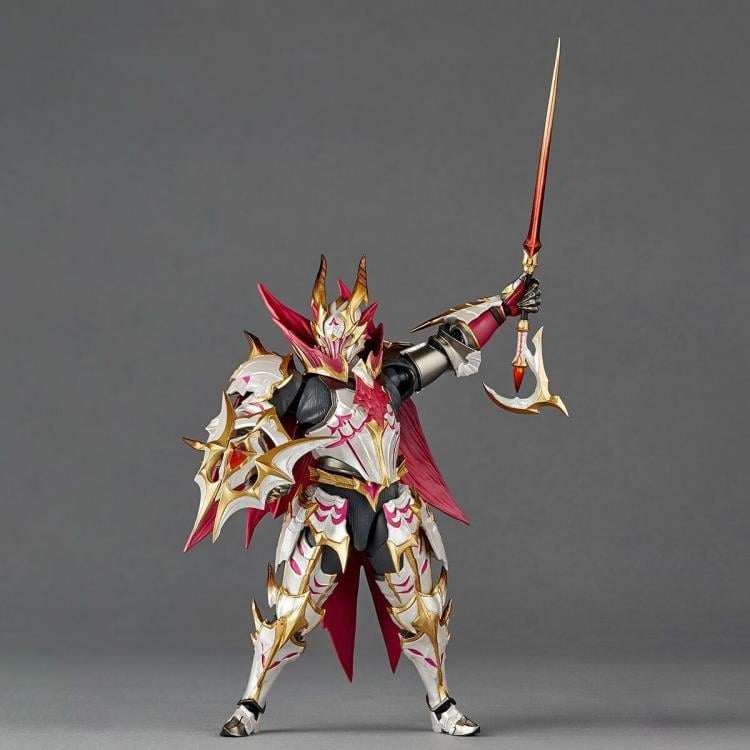 Monster Hunter Rise: Sunbreak Amazing Yamaguchi Revoltech NR021 Hunter (Malzeno Armor Set) Action Figure Gallery Image 5
