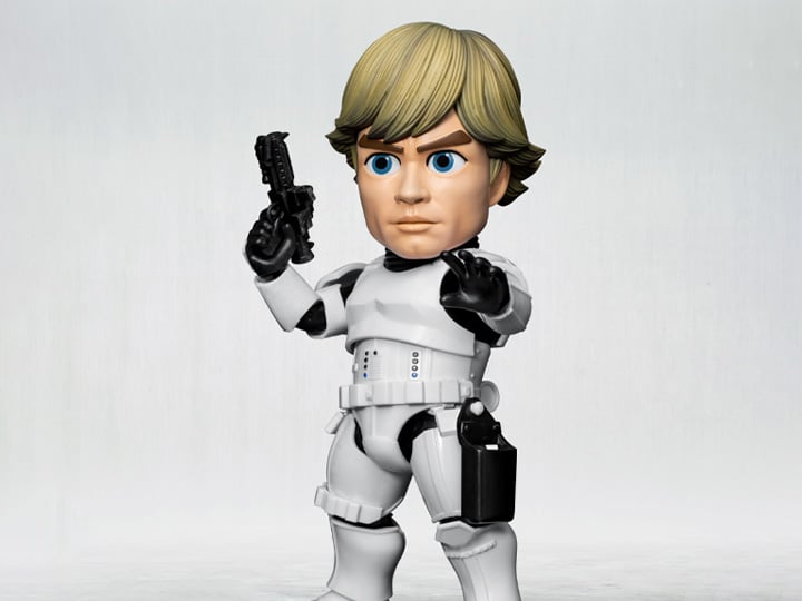 Star Wars: A New Hope Egg Attack Action EAA-124SP Luke Skywalker (Stormtrooper Disguise) SDCC 2023 Exclusive Gallery Image 1