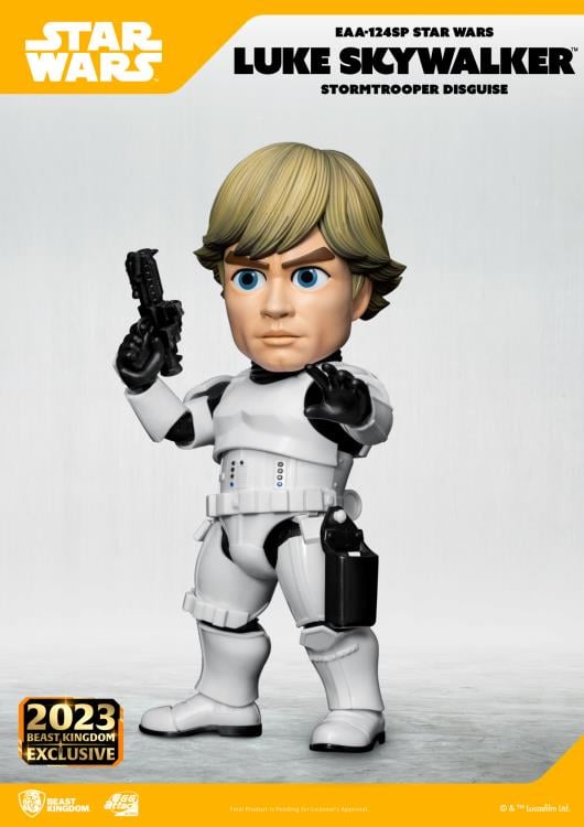 Star Wars: A New Hope Egg Attack Action EAA-124SP Luke Skywalker (Stormtrooper Disguise) SDCC 2023 Exclusive Gallery Image 3