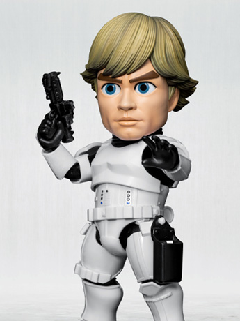 Star Wars: A New Hope Egg Attack Action EAA-124SP Luke Skywalker (Stormtrooper Disguise) SDCC 2023 Exclusive Gallery Image 2
