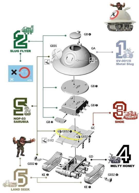 Metal Slug X Model Kit Box Set Gallery Image 9