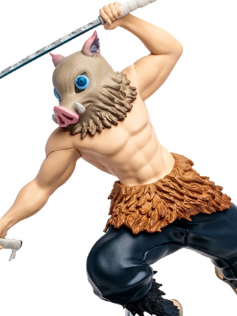 Demon Slayer: Kimetsu no Yaiba Inosuke Hashibira 12" Posed Figure Gallery Image 2