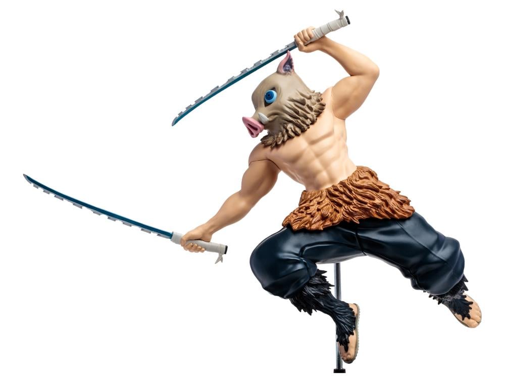 Demon Slayer: Kimetsu no Yaiba Inosuke Hashibira 12" Posed Figure Gallery Image 8