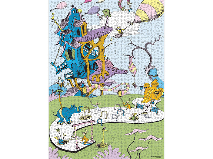 Dr. Seuss "Oh, the Places You'll Go!" 1000 Piece Puzzle Gallery Image 1