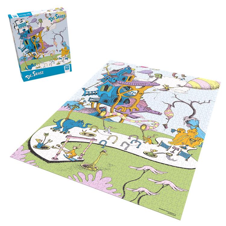 Dr. Seuss "Oh, the Places You'll Go!" 1000 Piece Puzzle Gallery Image 4