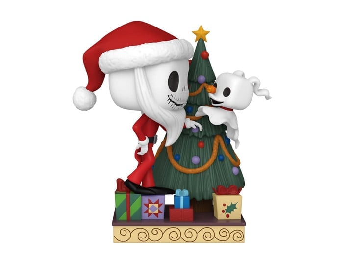 Pop! Deluxe: The Nightmare Before Christmas 30th Anniversary Jack and Zero with Tree Gallery Image 1