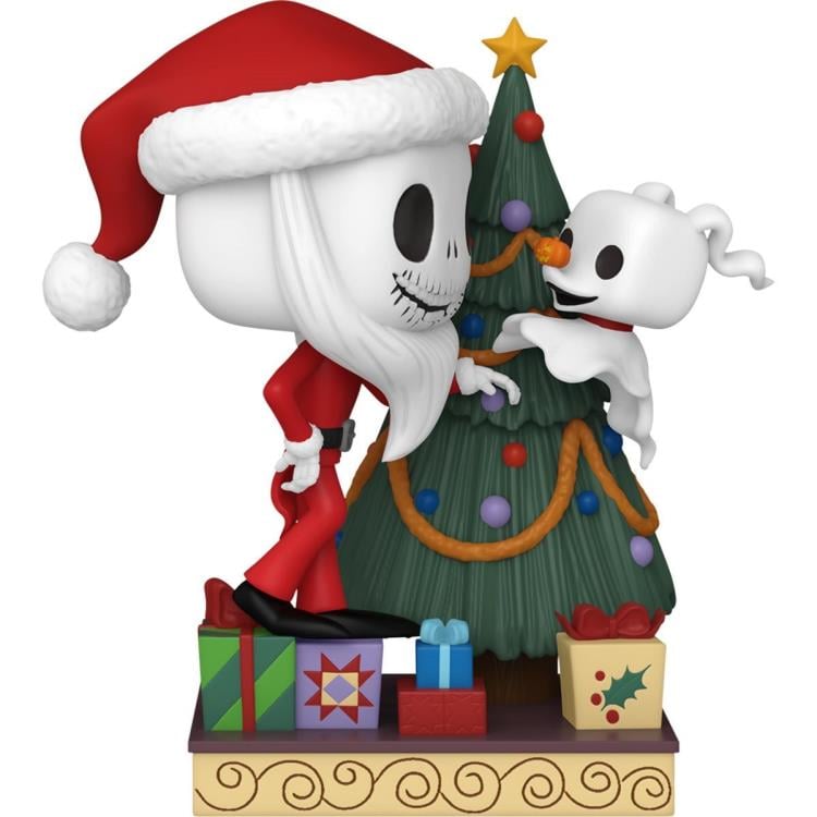 Pop! Deluxe: The Nightmare Before Christmas 30th Anniversary Jack and Zero with Tree Gallery Image 3