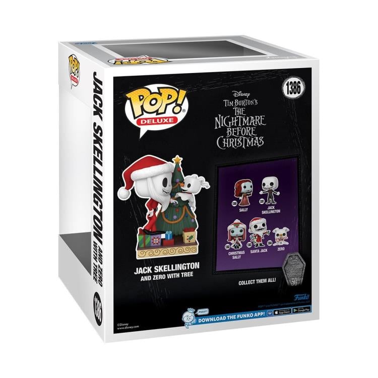 Pop! Deluxe: The Nightmare Before Christmas 30th Anniversary Jack and Zero with Tree Gallery Image 5