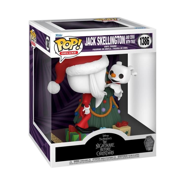 Pop! Deluxe: The Nightmare Before Christmas 30th Anniversary Jack and Zero with Tree Gallery Image 4