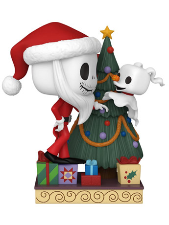 Pop! Deluxe: The Nightmare Before Christmas 30th Anniversary Jack and Zero with Tree Gallery Image 2