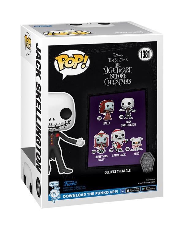 Pop! Disney: The Nightmare Before Christmas 30th Anniversary Jack Skellington (Formal) Gallery Image 5