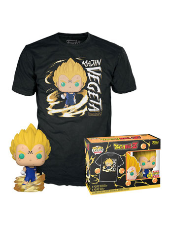 Pop! and Tee: Dragon Ball Z - Majin Vegeta (Glow-in-the-Dark) Gallery Image 2