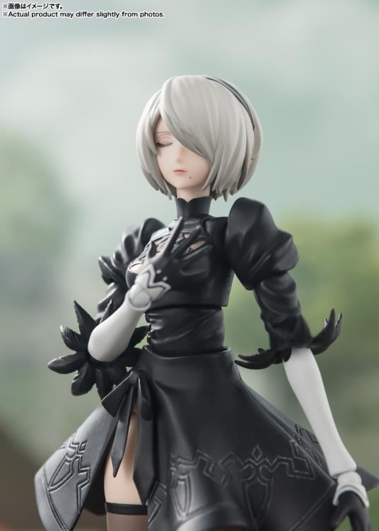 ゲームキャラクター BANDAI SHFigurarts 2B NieR: Automata NieR: Automata Ver1.1a S.H.Figuarts 2B Action Figure
