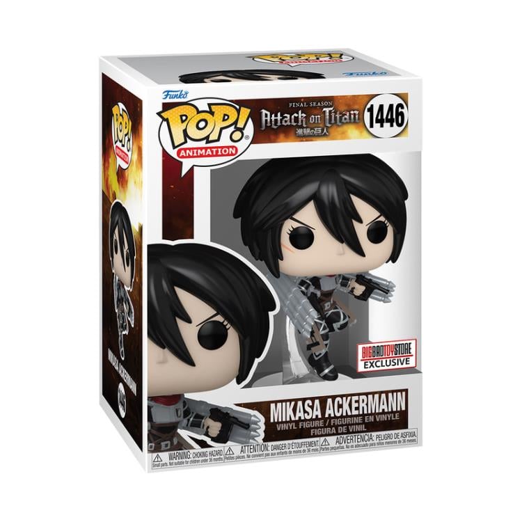 Pop! Animation: Attack on Titan: Final Season - Mikasa Ackerman (Metallic Ver.) BBTS Exclusive Gallery Image 4