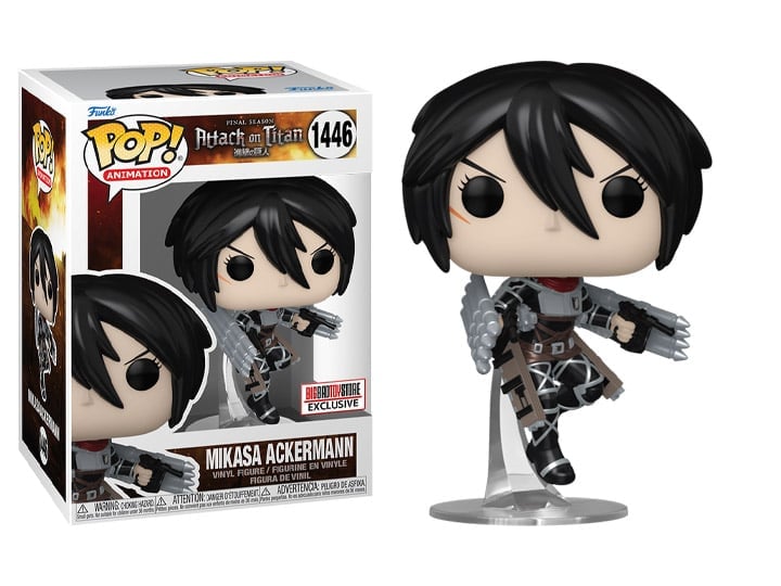Pop! Animation: Attack on Titan: Final Season - Mikasa Ackerman (Metallic Ver.) BBTS Exclusive Gallery Image 1