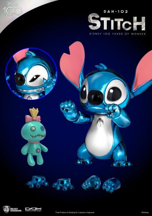 Disney 100 Years of Wonder Dynamic 8action Heroes DAH-102 Stitch Gallery Image 8