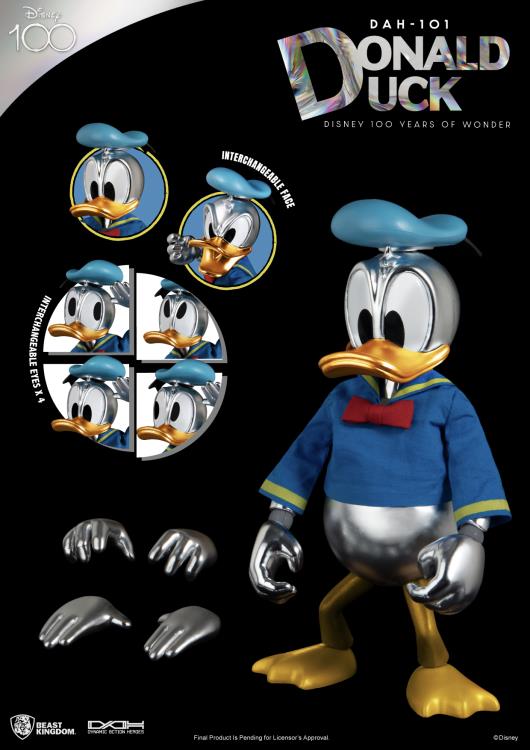 Disney 100 Years of Wonder Dynamic 8ction Heroes DAH-101 Donald Duck Gallery Image 7