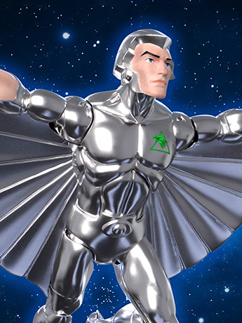 SilverHawks ULTIMATES! Quicksilver (Toy Version) Action Figure Gallery Image 2