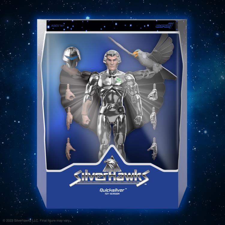SilverHawks ULTIMATES! Quicksilver (Toy Version) Action Figure Gallery Image 5