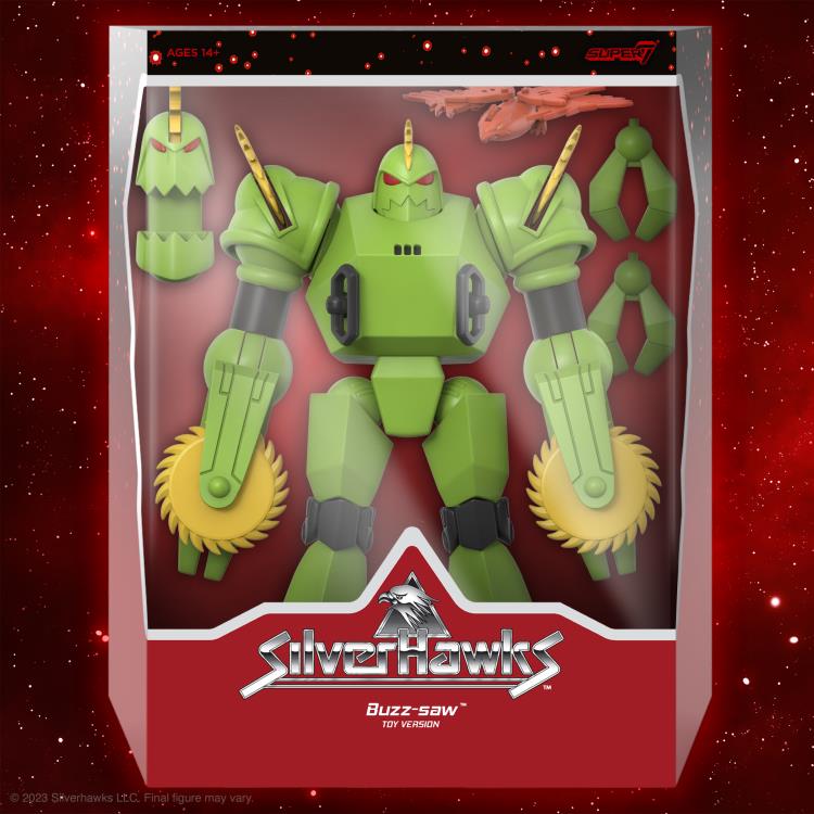 SilverHawks ULTIMATES! Buzz-Saw (Toy Version) Action Figure Gallery Image 6