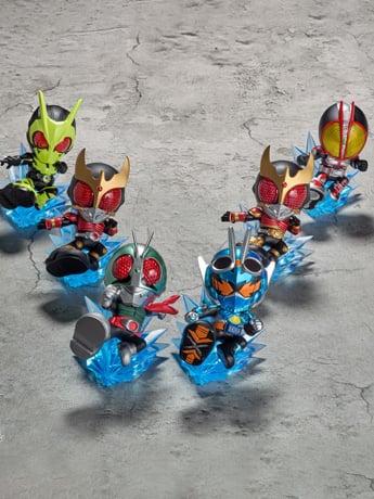 Kamen Rider ARTlized -Go!Go!Rider Kick!- Boxed Set of 6 Figures Gallery Image 2