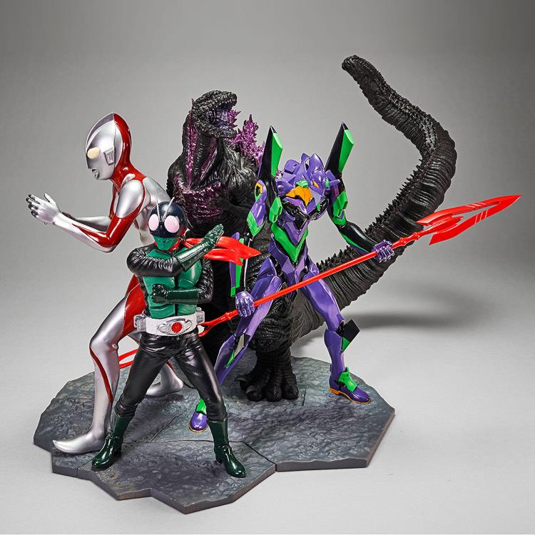 Rebuild of Evangelion Shin Japan Heroes Universe Art Vignette II EVA Unit-01 Gallery Image 7
