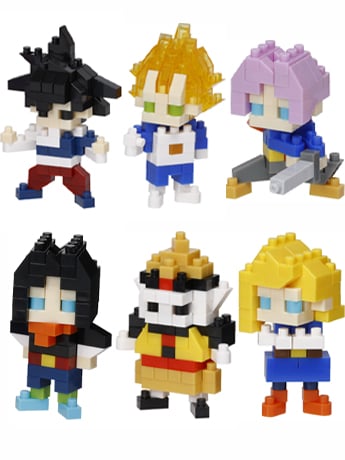 Dragon Ball Z Nanoblock Mininano Series Box of 6 Characters Gallery Image 2