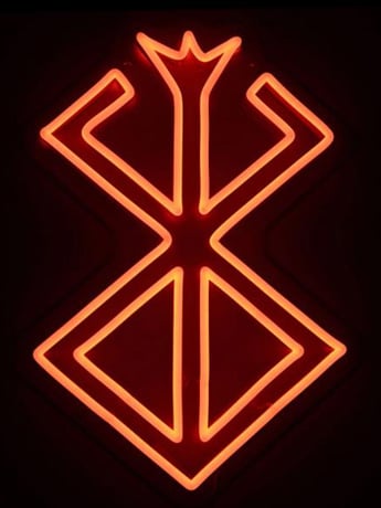 Berserk Brand of Sacrifice LED Neon Sign Gallery Image 2