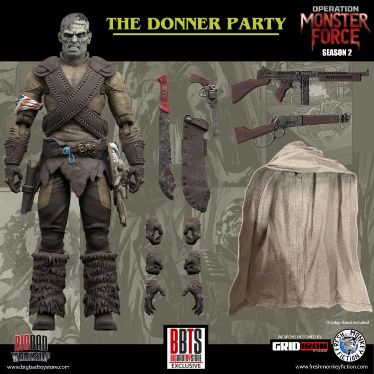 Operation: Monster Force Season 02 The Donner Party 1/12 Scale Action Figure Gallery Image 7