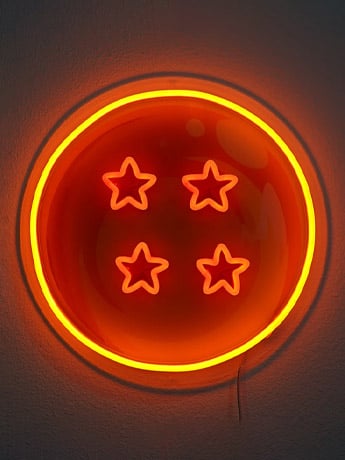 Dragon Ball Super 4-Star Dragon Ball LED Neon Sign Gallery Image 2