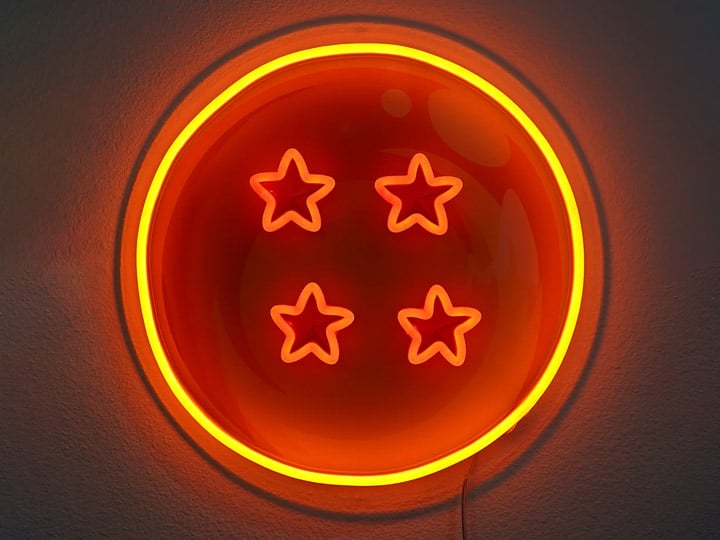 Dragon Ball Super 4-Star Dragon Ball LED Neon Sign Gallery Image 1