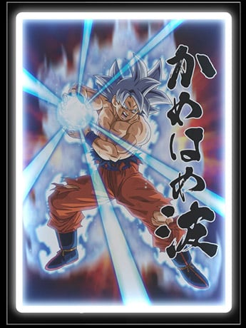 Dragon Ball Super Goku Ultra Instinct LED Neon Poster Gallery Image 2