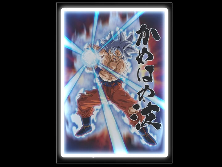 Dragon Ball Super Goku Ultra Instinct LED Neon Poster Gallery Image 1