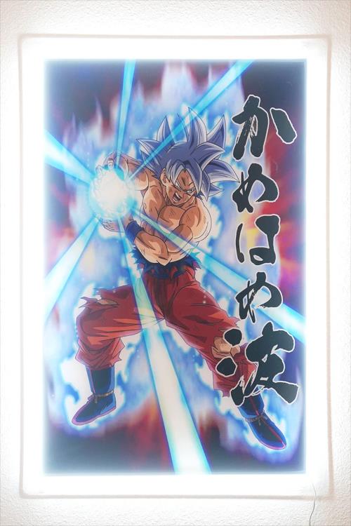 Dragon Ball Super Goku Ultra Instinct LED Neon Poster Gallery Image 4