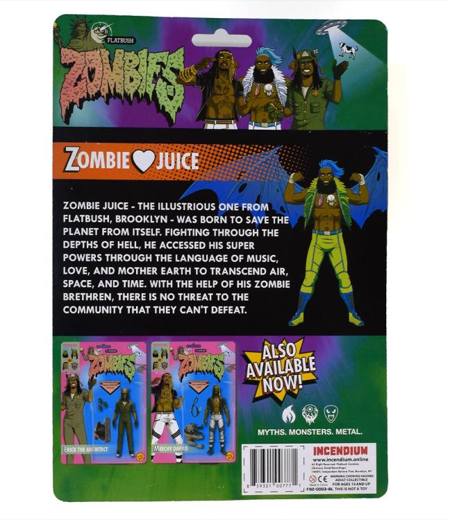 Flatbush Zombies FigBiz Zombie Juice (Neon Ultraviolet Ver.) Limited Edition Figure Gallery Image 3
