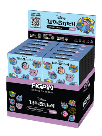 Lilo & Stitch FiGPiN Mystery Series 1 Box of 10 Random Pins Gallery Image 2