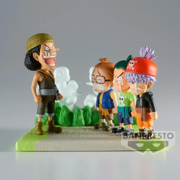 CAPTAIN USOPPと船の仲間セット One Piece World Collectible Figure Log Stories Usopp Pirates