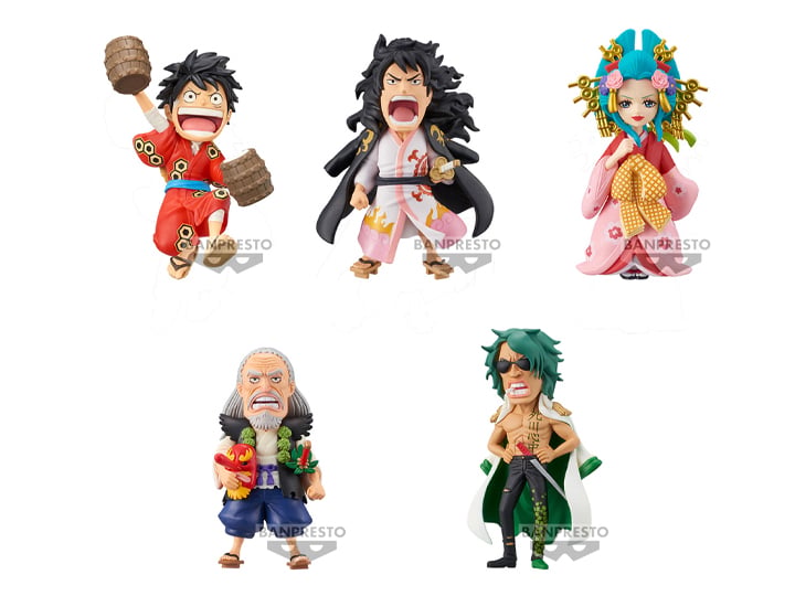 ONE PIECE WCF フィギュア 3体セット One Piece World Collectable Figure Wano Country Kanketsuhen Vol.1