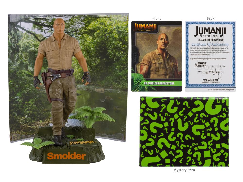 Jumanji: The Next Level Movie Maniacs Smolder 6" Limited Edition Figure Gallery Image 9