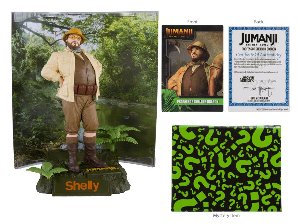Jumanji: The Next Level Movie Maniacs Professor Sheldon Oberon 6" Limited Edition Figure Gallery Image 9