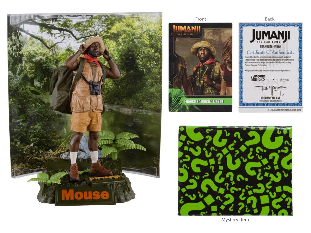 Jumanji: The Next Level Movie Maniacs Franklin "Mouse" Finbar 6" Limited Edition Figure Gallery Image 9