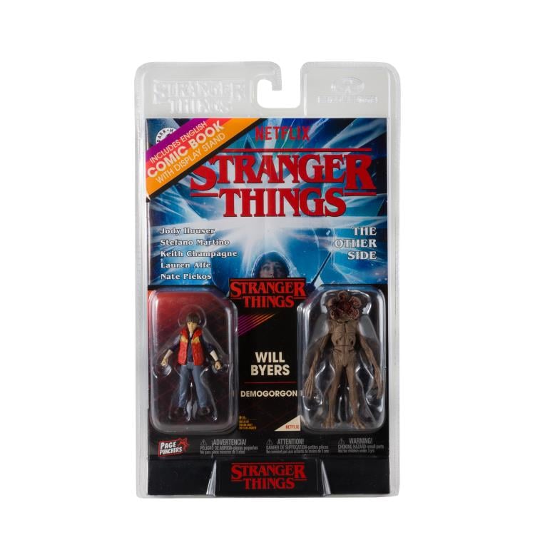 Stranger Things Page Punchers Will Byers & Demogorgon 3" Figure with Comic Two-Pack Gallery Image 8