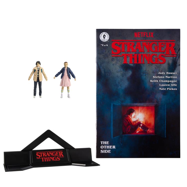 Stranger Things Page Punchers Eleven & Mike 3" Figure with Comic Two-Pack Gallery Image 12