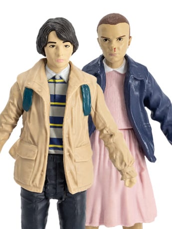 Stranger Things Page Punchers Eleven & Mike 3