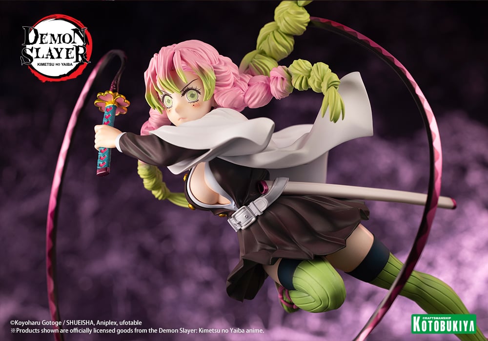 Demon Slayer: Kimetsu no Yaiba ArtFX J Mitsuri Kanroji 1/8 Scale Figure Gallery Image 9