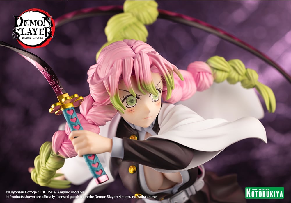 Demon Slayer: Kimetsu no Yaiba ArtFX J Mitsuri Kanroji 1/8 Scale Figure Gallery Image 10