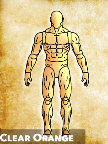 Almighty Legends Blank Vessel (Clear Orange) 1/12 Scale Action Figure Gallery Image 2